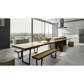 Classen Laminat 7 mm 128,6 x 19,4 cm Eiche grau rustikal
