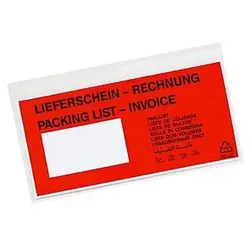 office discount Lieferscheintaschen Kunststoff DIN lang 1.000 St.