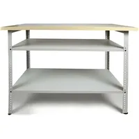 Ondis24 Werkbank Metall 120 cm lichtgrau