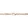 FIRETTI Fußkette FIRETTI "Schmuck Geschenk Silber 925 Körperschmuck Gold o. Rosè Singapurkette", rosa (roségoldfarben), Fußketten, Damen, Silber 925 (Sterlingsilber), Made in Germany