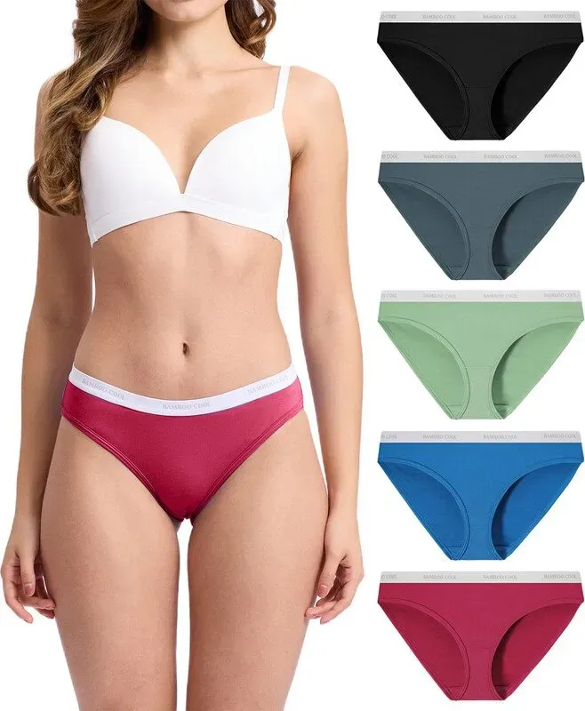 BAMBOO COOL Damen-Bikini L (5er-Pack)