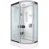 AcquaVapore Dampfdusche Sauna Dusche Duschkabine D60-70T3R 80x120cm OHNE 2K Scheiben Versiegelung