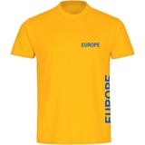 multifanshop multifanshop® Kinder T-Shirt - Europe - Brust & Seite - Druck blau