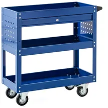 Tech-Craft Werkzeugwagen Stahl 70x35x66 cm blau bestückt