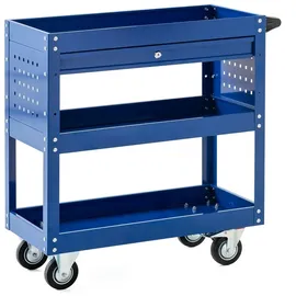 Tech-Craft Werkzeugwagen Stahl 70x35x66 cm blau bestückt
