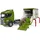 Bruder 03548 - Scania Super 560R Tiertransporter mit Rind Grün/Weiß 1:16