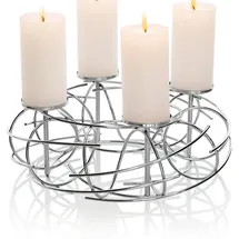 JUSTINUS Dekokranz LIFESTYLE, Ø Grau