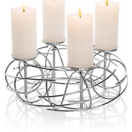 JUSTINUS Dekokranz LIFESTYLE, Ø Grau