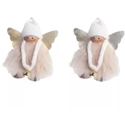 Textilangel-Dekoration, 11 cm - verschiedene