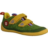 Affenzahn Knit Happy Bird of Paradi Kinderschuhe Burschen Halbschuhe Klett Klettschuh Grün Freizeit, Schuhgröße:26 EU - Grün - 26