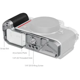 SmallRig L-förmiger Griff für Nikon Z f Silikongriff silber