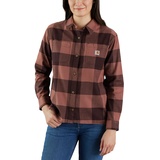 CARHARTT Midweight Flannel Damen Hemd, braun, Größe M