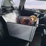 Vevor Hundeautositz grau bis 22 kg