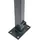 Floraworld Zaunpfosten 15 x 129 cm Grau/Stahl