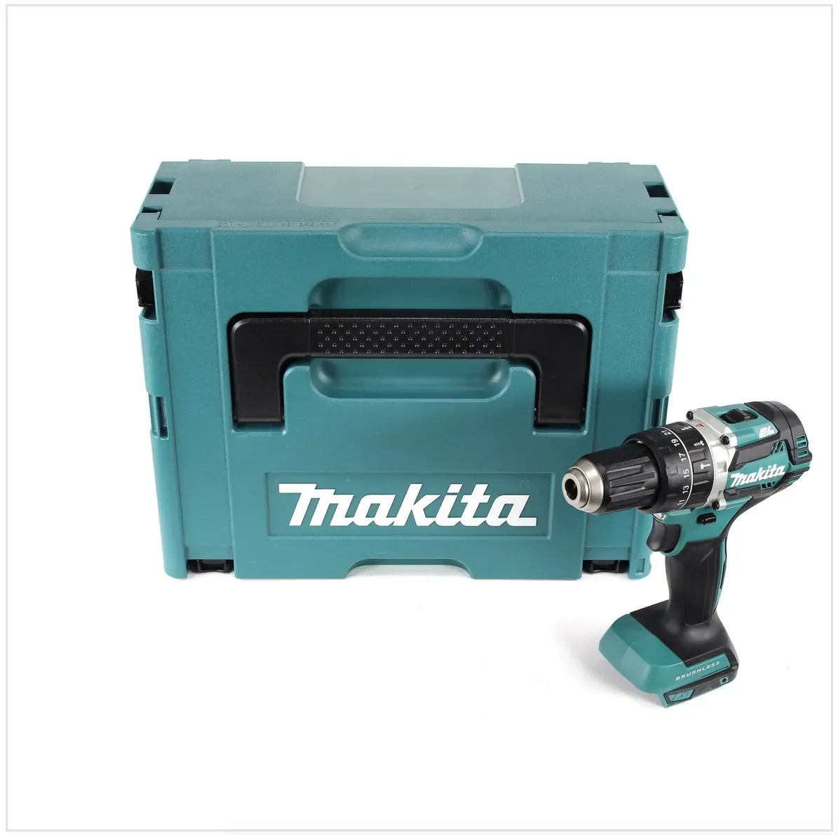 Makita DHP 484 ZJ 18V Brushless Li-Ion Akku Schlagbohrschrauber im Makpac - ohne Zubehör