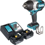 Makita DTW 1004 RT Akku Schlagschrauber 18 V 1050 Nm 1/2" Brushless + 2x Akku 5,0 Ah + Ladegerät