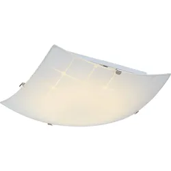 8 Watt LED 1-flammig Deckenleuchte Deckenlampe Beleuchtung Lampe Leuchte Chrom Globo 40452