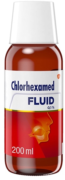 Chlorhexamed Fluid 0,1 %, mit Chlorhexidin Mundspülung & -wasser 0.2 l