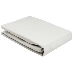 Elegante Premium Jersey Spannbetttuch - 100x200cm	platin