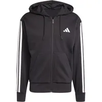 adidas Essentials 3-Streifen Kapuzensweatjacke Herren Schwarz/Weiß 4XL
