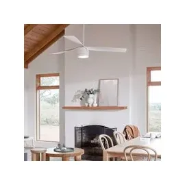 LUCCI AIR Peregrine LED 142 cm Deckenventilator weiß