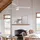 LUCCI AIR Peregrine LED 142 cm Deckenventilator weiß