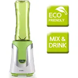 Domo - Smoothie Maker To-Go - Blender in Grün - inkl. Trinkflaschen in 2 Größen