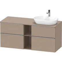 Duravit D-Neo Konsolenwaschtischunterbau wandhängend Leinen Matt 1400x550x664 mm - DE4970R70750000 DE4970R70750000