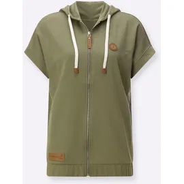 Casual Looks Shirtjacke CASUAL LOOKS "Sweatjacke", Damen, Gr. 38