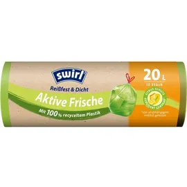 Swirl Müllbeutel 20 L grün, 12 Stück