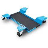 Bituxx Rangierwagenheber Bituxx Motorrad Rangierhilfe 250kg Blau, -4-tlg., MS-18928, 360° Rollen blau|schwarz
