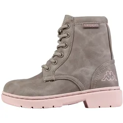 Stiefel KAPPA, Gr. 35, bunt (grau, rosé), Synthetik, sportlich, Schuhe, - in kinderfußgerechter Passform