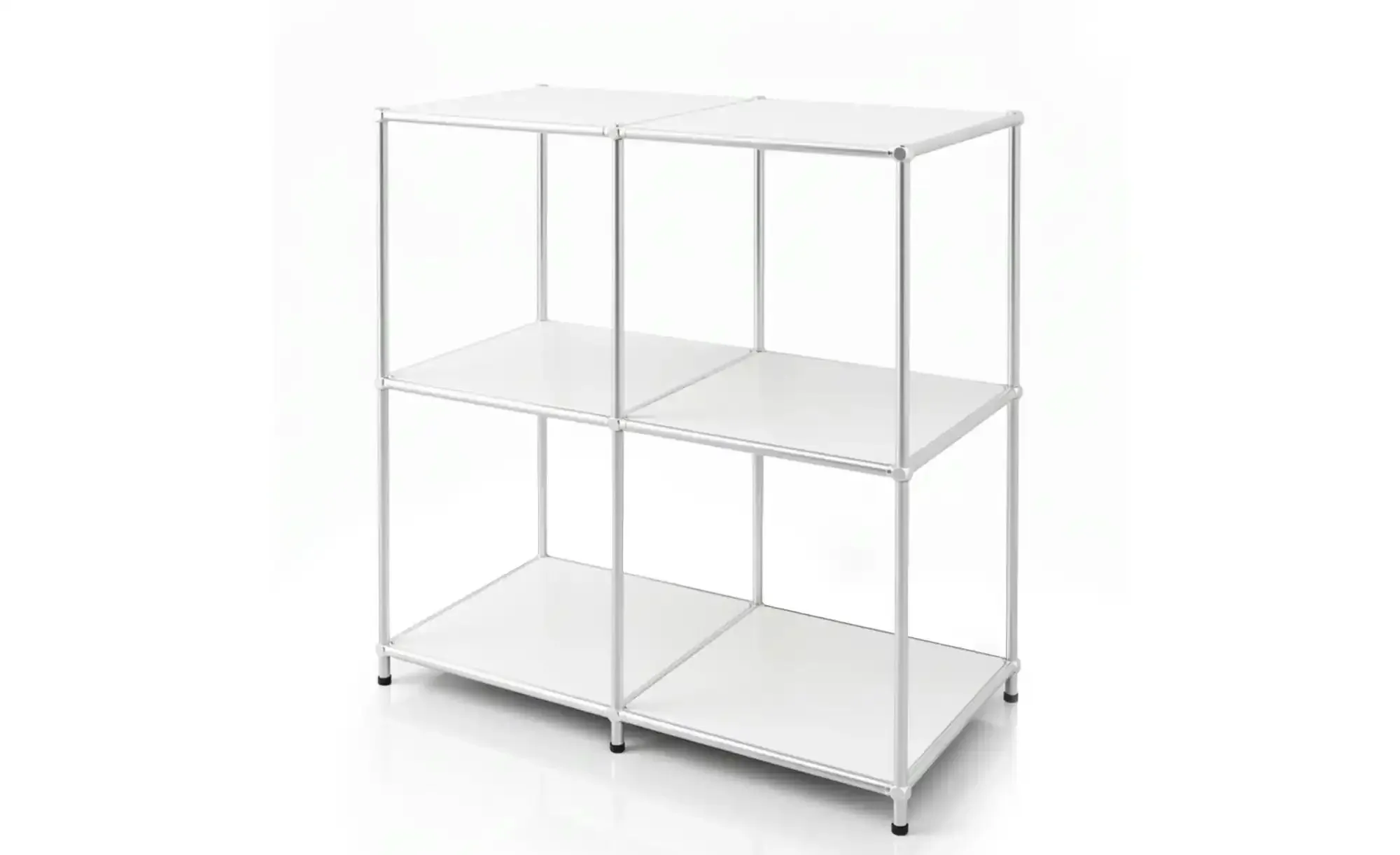 Floordirekt Metallregal   , weiß , Maße (cm): B: 78 H: 82