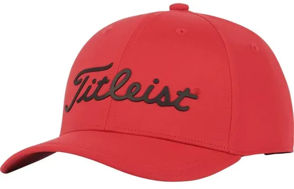 Titleist Cap Junior Players Performance Ball Marker rotschwarz - größenverstellbar