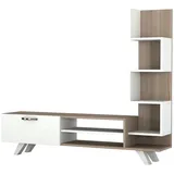 moebel17 Wohnwand Ceren Weiß Cordoba