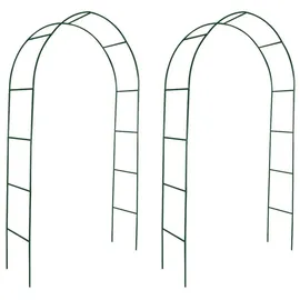 vidaXL 2x Garten Rosenbogen Torbogen Rankgitter Rosensäule