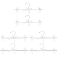 ifundom Weihnachtsdekorationen 6 Stück künstliche Perlen Hosenbügel Kleiderbügel Kleidung Kleiderbügel