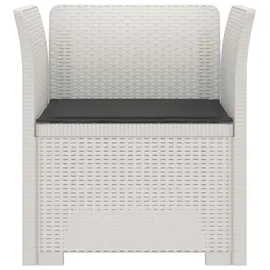 vidaXL 1-Sitzer Sessel 1 x 1 x 1 cm weiß