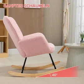 Maryplast Schaukelstuhl Retro Polyester 71 x 101 x 98 cm Rosa