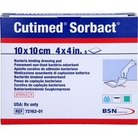 B2B Medical GmbH CUTIMED Sorbact Saugkompressen 10x10 cm