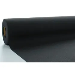Mank Tischdeckenrolle aus Airlaid - Schwarz, 120 cm x 40 m , 1 Stück - stoffähnlich Tischdecke Tischtuch