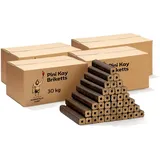 Holzbriketts PiniKay Hartholzbriketts - Kaminbriketts Briketts Kamin Ofen Grill - 4 kg