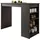 Mirjan24 Bartisch Zotino 115 x 50 x 102 cm Schwarz