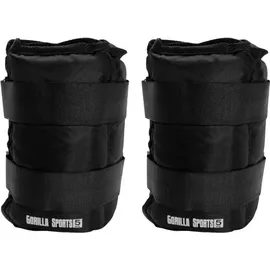 Gorilla Sports Gewichtsmanschetten 2er Set Schwarz 10 kg
