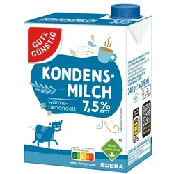 Gut und Günstig 16er-Pack Kondensmilch 7,5% Fett