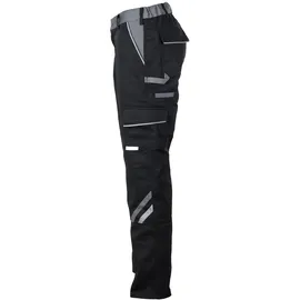 Planam Highline Damen Bundhose schwarz/schiefer/zink