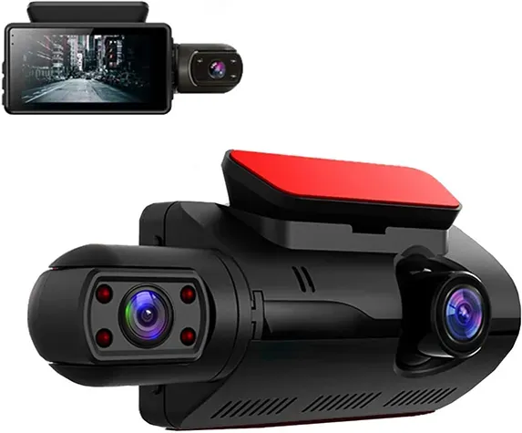 HD-Kamera, Videorekorder mit Doppelobjektiv 89766
