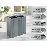 prestige home living outdoor Pflanzkübel 57 x 30 x 64 cm Anthrazit