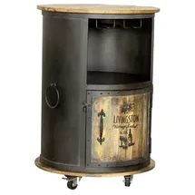 Garden Pleasure Hausbar LUNI, 304066 schwarz 60,0 x 60,0 x 85,0 cm, 1 St.