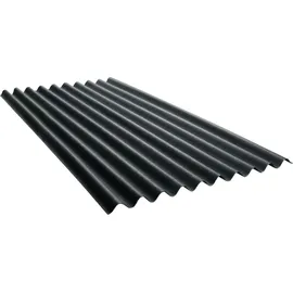 Onduline Bitumenwellplatte Ondalux 200 x 95 cm 2,6 mm schwarz